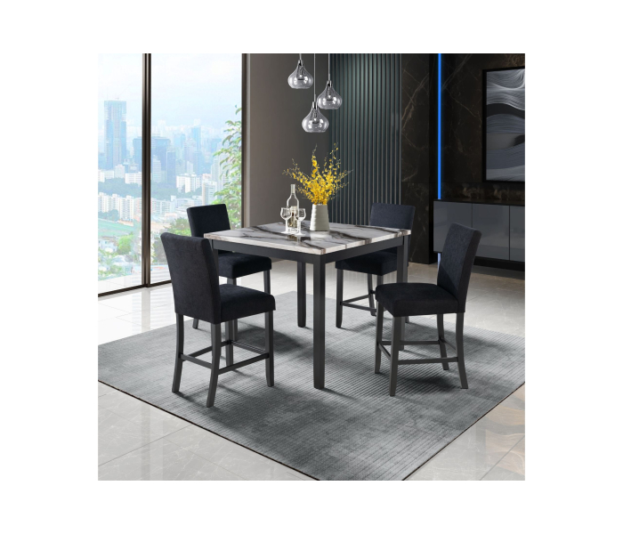 D4054 - Bar Table With 4 Bar Stools