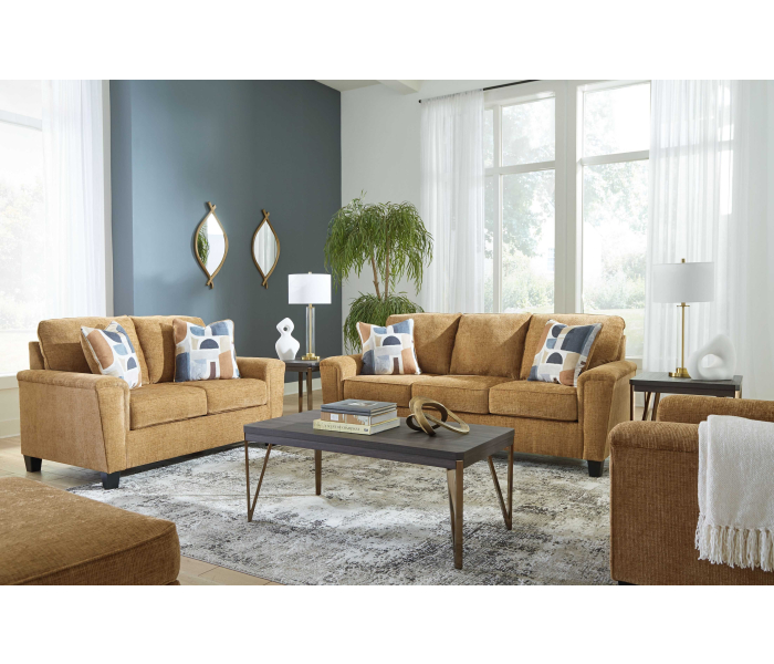 Erinslane - Honey - 4 Pc. - Sofa, Loveseat, Chair, Ottoman