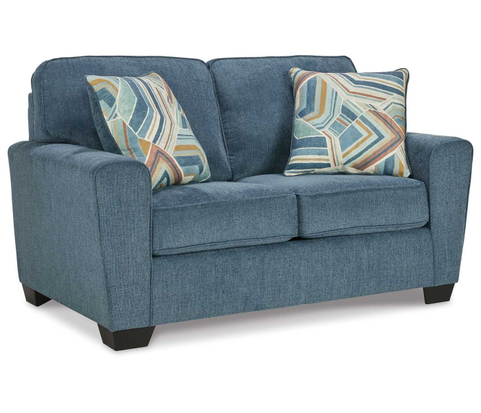 Cashton - Blue - Loveseat