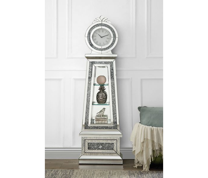 Noralie - Grandfather Clock - Mirrored - 63"