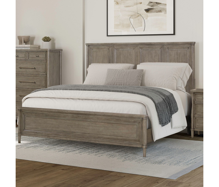 Rochelle Park - California King Panel Bed - Smokey Taupe