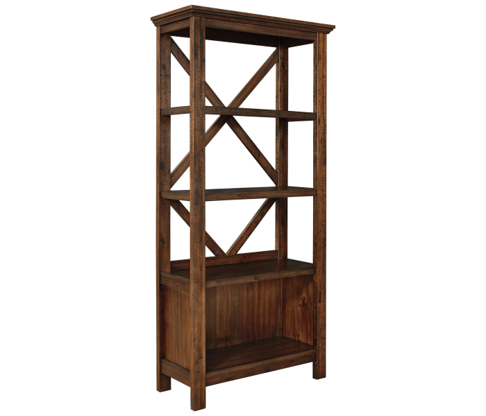 Baldridge - Rustic Brown - Large Bookcase