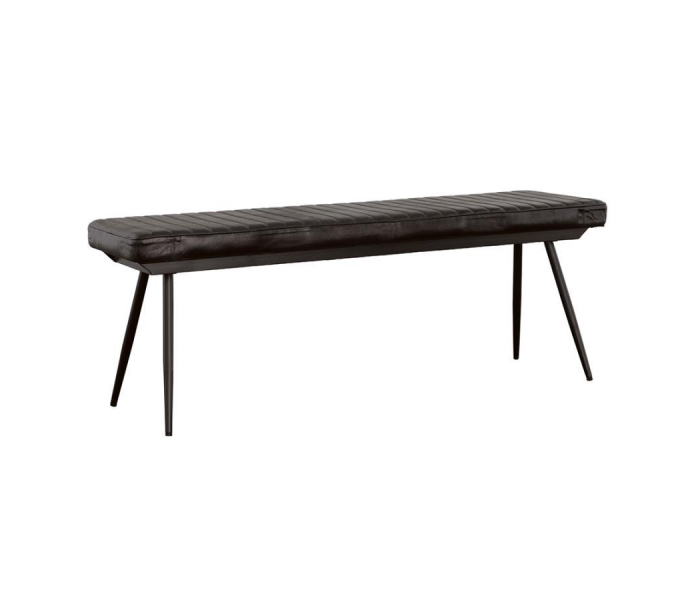 Misty - Leather Upholstered Dining Bench - Antique Espresso