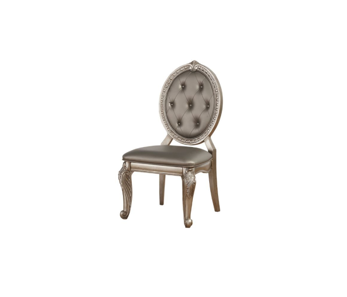 Northville - Side Chair (Set of 2) - PU & Antique Silver