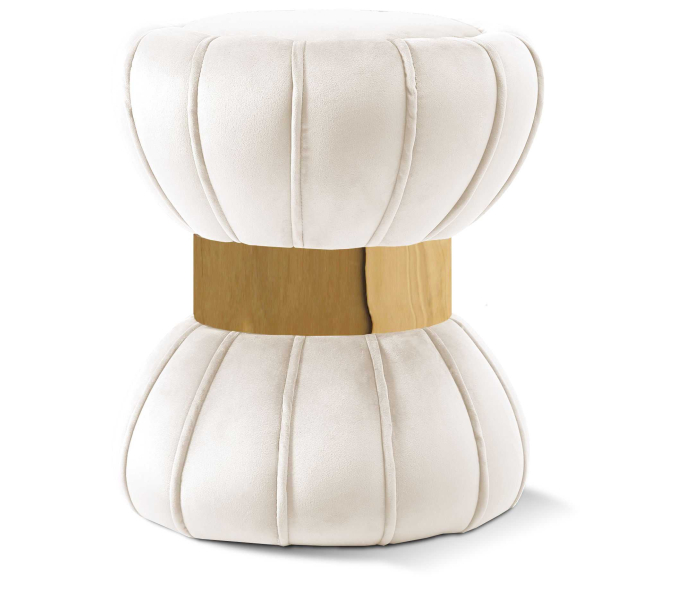 Vino - Ottoman / Stool - Cream