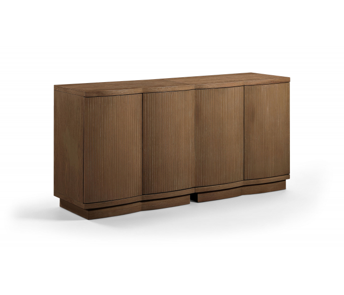 Aveline - 2 Piece Sideboard / Buffet - Brown - Dark Brown