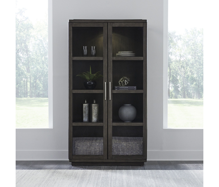 Cascade Falls - Display Cabinet - Satin Espresso