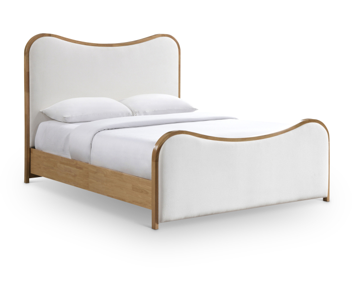 Arvada - Vegan Leather Full Bed - Cognac