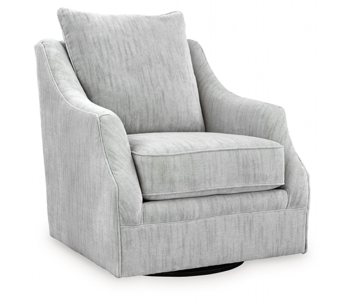 Gubbins Swivel Accent Chair Gray