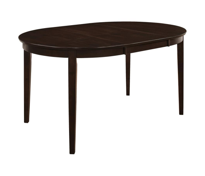 Gabriel - Oval Extension Leaf Dining Table - Cappuccino, 42"