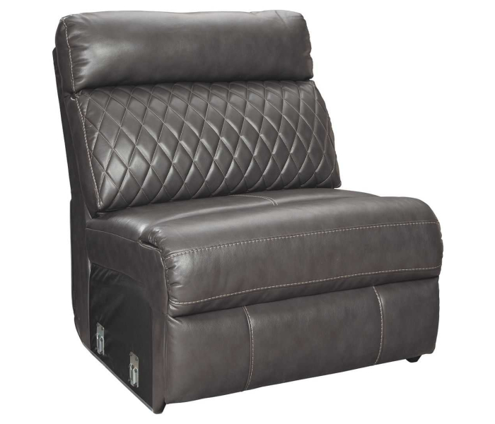 Samperstone Armless Chair Gray, 31"