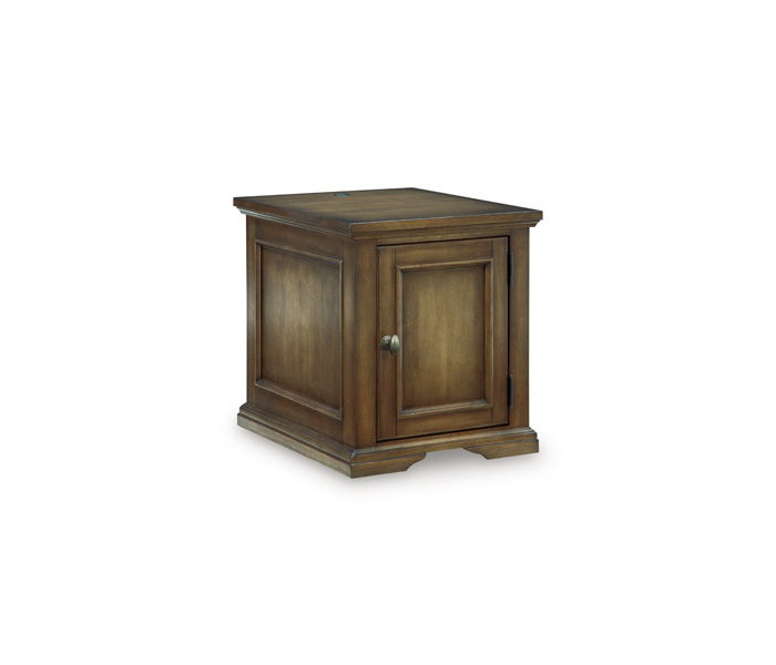 Channley Rectangular End Table Brown, 22"