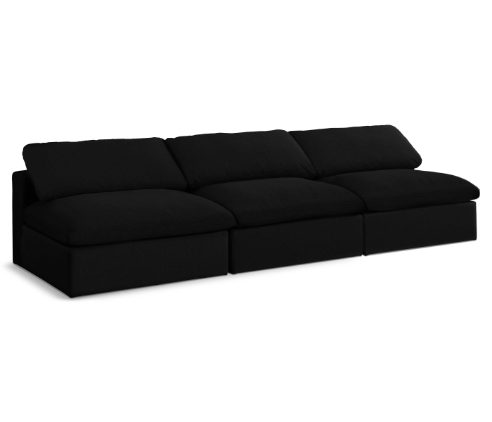 Serene - 3 Seat Modular Armless Sofa, 117"