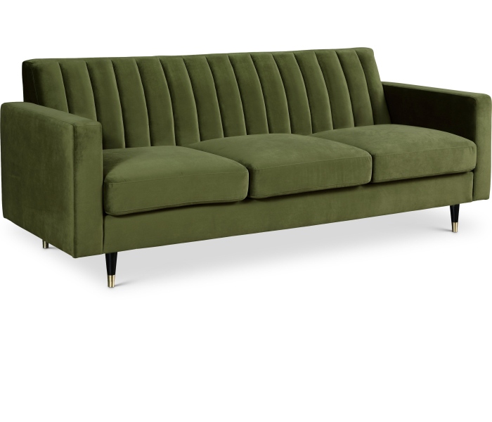 Lola - Sofa - Olive, 85"