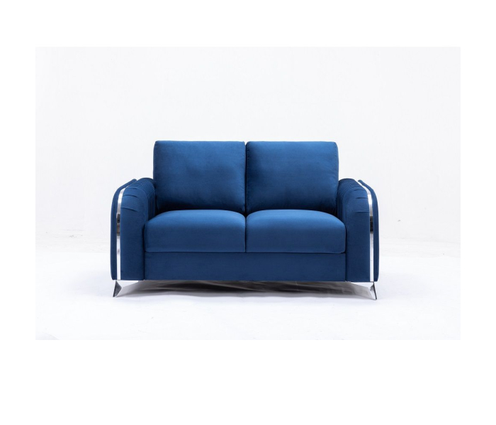 Wenona - Loveseat - Blue Velvet