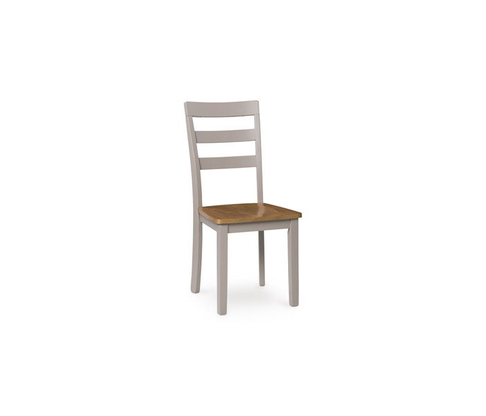 Harperfeld Dining Room Side Chair (Set of 2) Natural / Gray