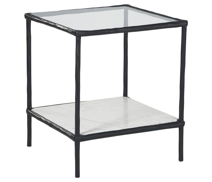Ryandale - Antique Black - Accent Table, 20.75"