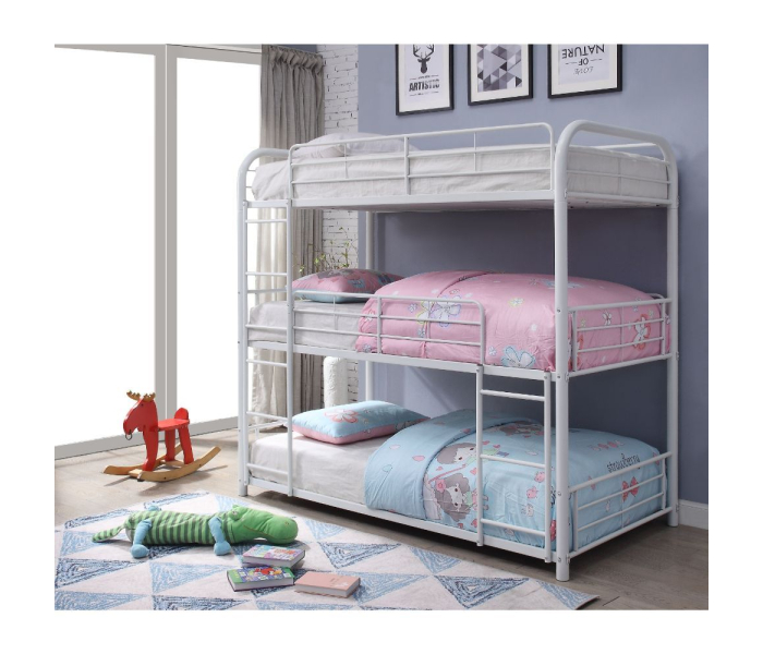 Cairo - Triple Bunk Bed - Twin - White