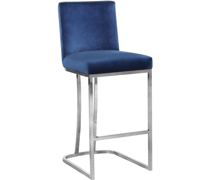 Heidi - Stool - Navy - Fabric