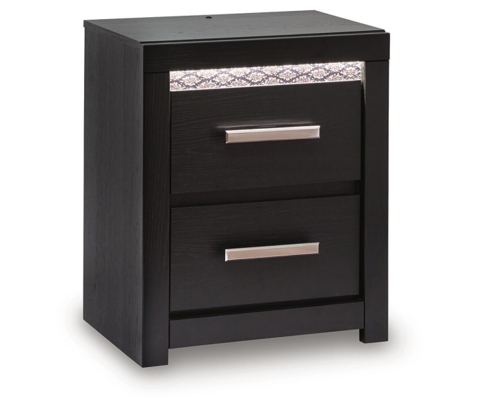 Brizmore Two Drawer Night Stand Black