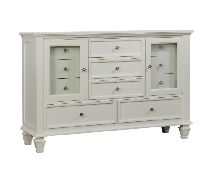 Sandy Beach - 11-Drawer Dresser - Cream, 61.25" Wide