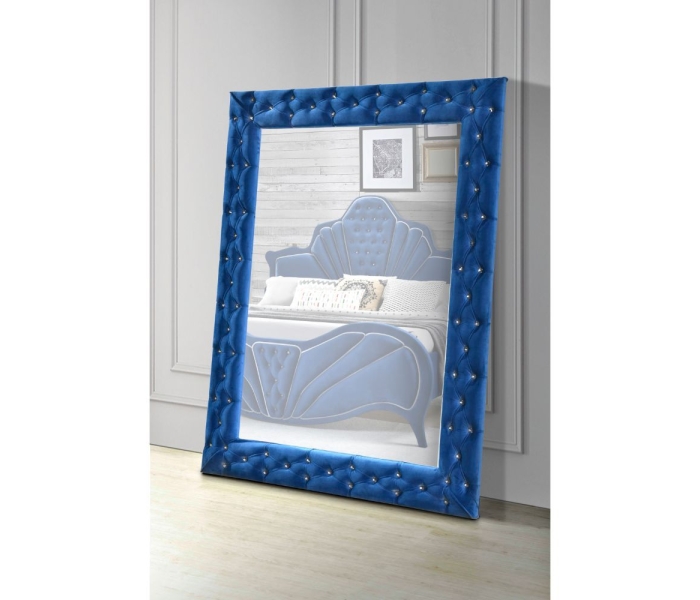 Dante - Accent Floor Mirror - Blue Velvet