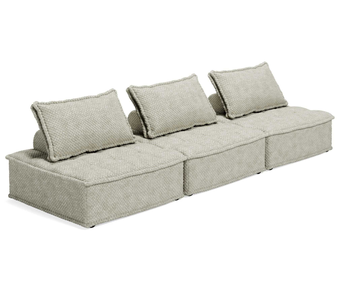 Bales - Taupe - 3-Piece Modular Seating, 117"
