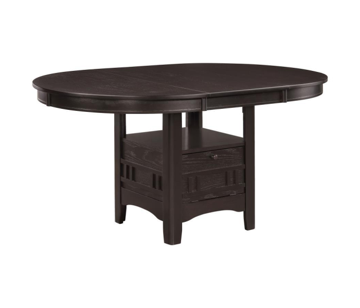 Lavon - Oval Extension Leaf Dining Table - Espresso, 42.25"