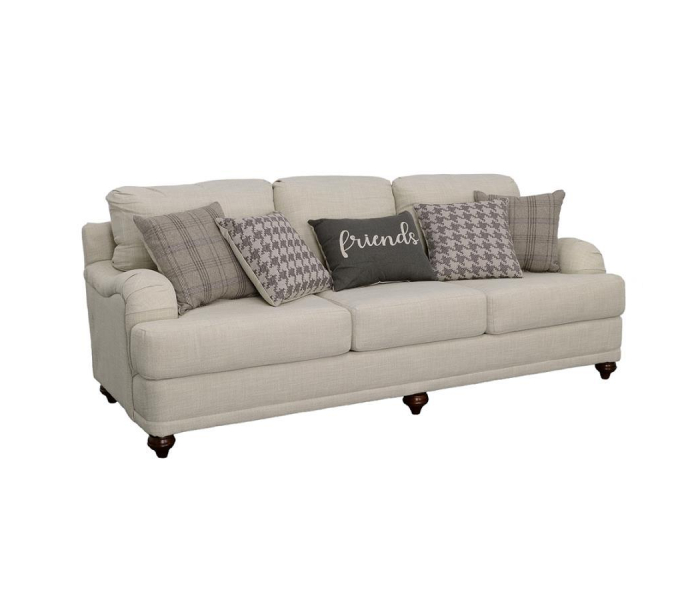 Glenn - Upholstered English Arm Sofa - Light, 91"