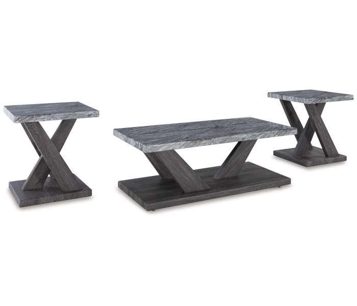 Bensonale - Brown / Gray - Occasional Table Set (Set of 3), 48"