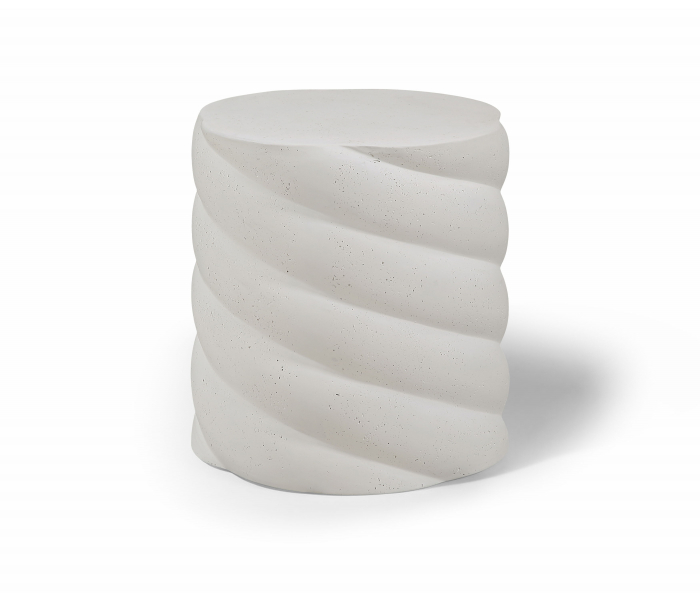 Marmet - Indoor/Outdoor End/Side Table - Cream, 18"