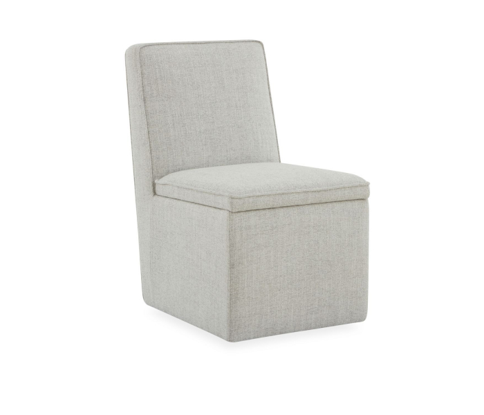 Accent Dining - Accent Storage Dining Chair - Cloud - Gray