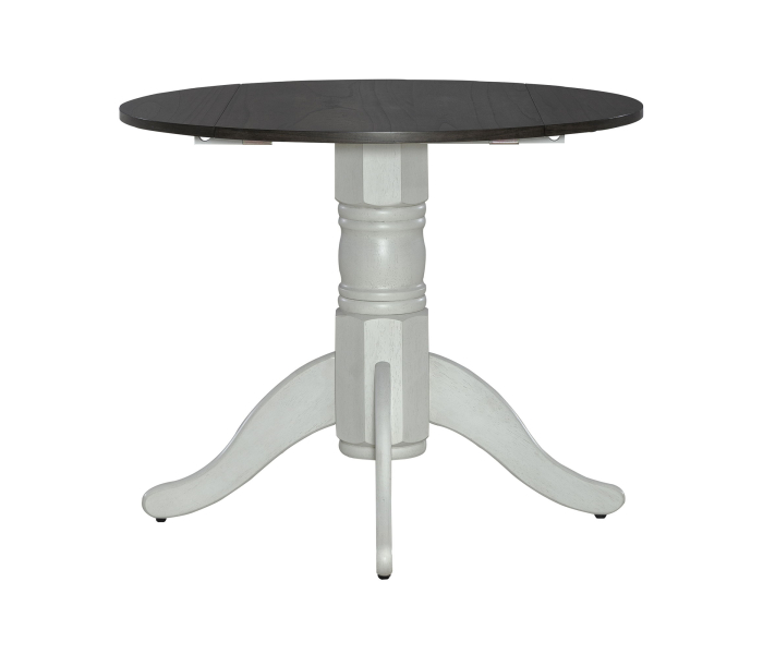 182-cd-dlt - Cozyliving Furniture  - Brook Bay - Drop Leaf Table - White, 36"