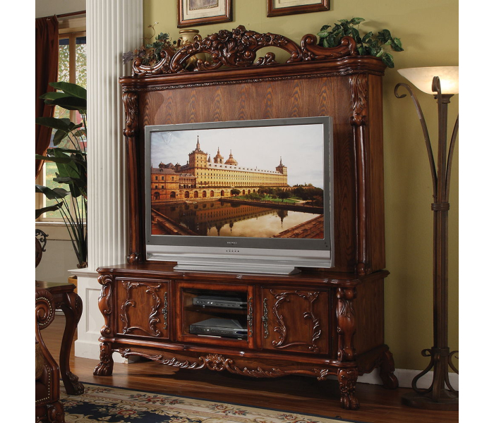 Dresden - Entertainment Center - Cherry Oak - 81"