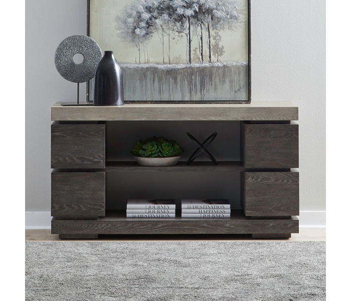 Piedmont - Sofa Table - Charcoal / Ash - Gray, 60"