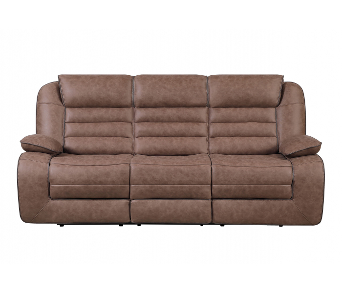 U2250 - Reclining Sofa - Brown - Dark Brown, 87"