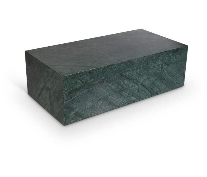 Bolzano - Marble Coffee Table - Dark Green, 48"