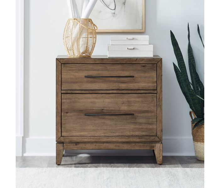 Shaker Lakes - Lateral File Cabinet - Harvest Brown - Dark Brown