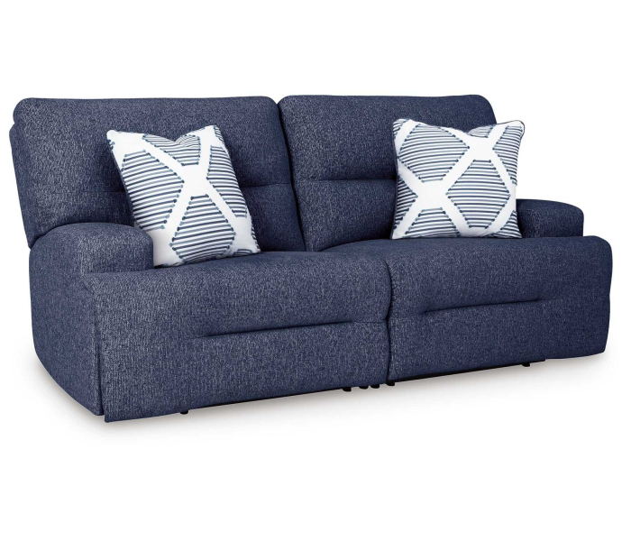 Acklen Place 2-Piece Power Reclining Sectional Navy, 84"
