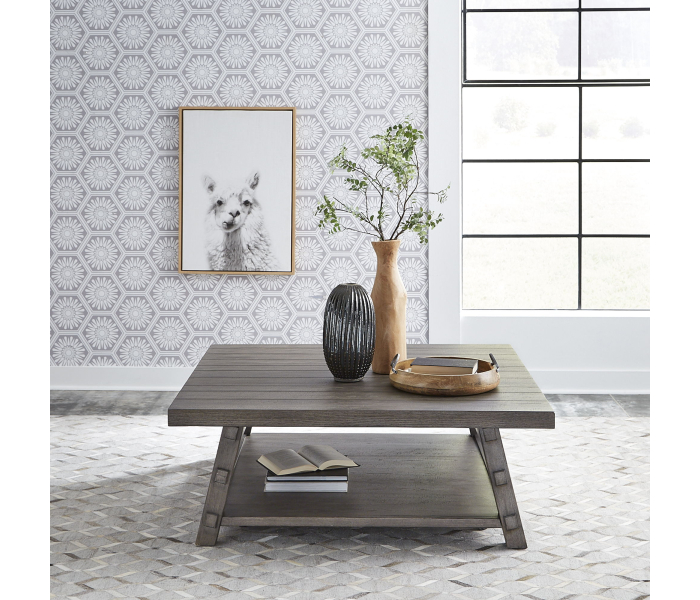 Modern Farmhouse - Oversized Square Cocktail Table, 48"