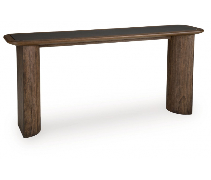 Dontayne Sofa Table Warm Brown, 64"