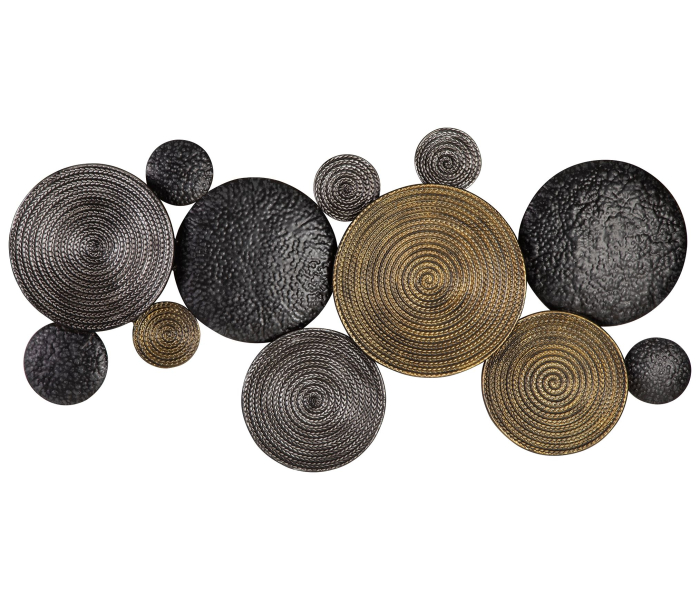 Emsley - Metallic / Black / Gray - Wall Decor