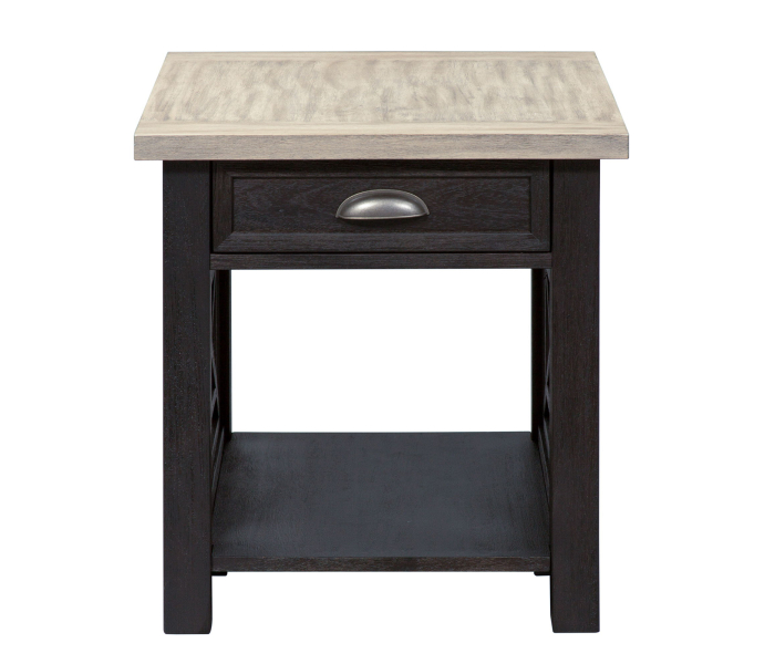 Heatherbrook - Drawer End Table, 23"