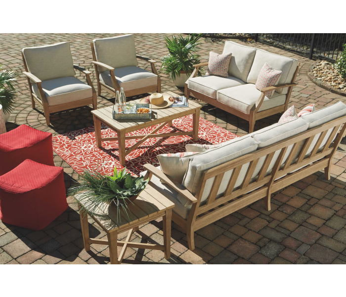 Clare View - Beige - 4 Pc. - Lounge Set