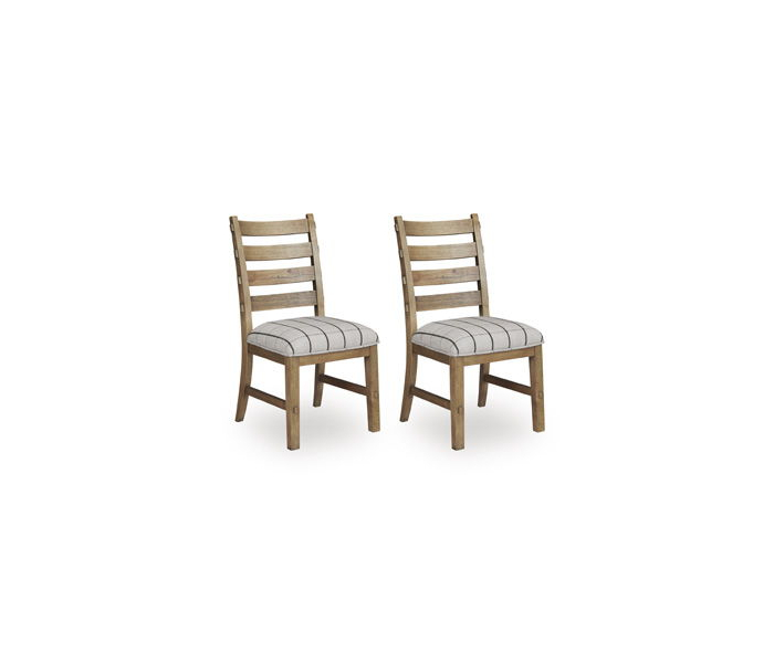 Ridgester - Dining Upholstered Side Chair (Set of 2) - Light Brown