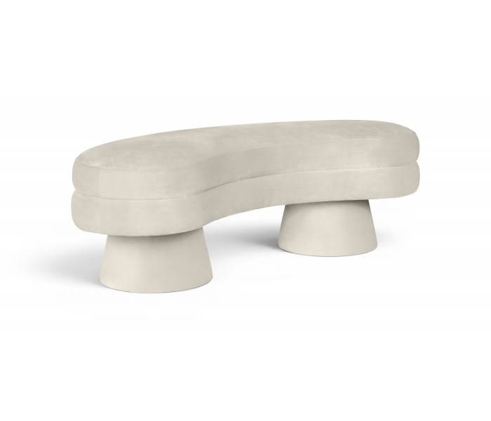 Zenna - Velvet Bench