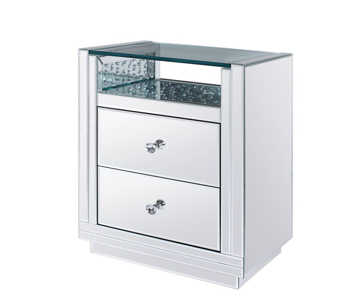 Nysa - Accent Table - Mirrored, 20"