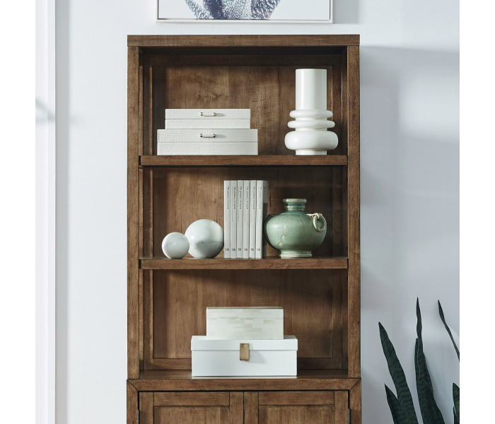 Shaker Lakes - Bookcase Hutch - Harvest Brown - Dark Brown