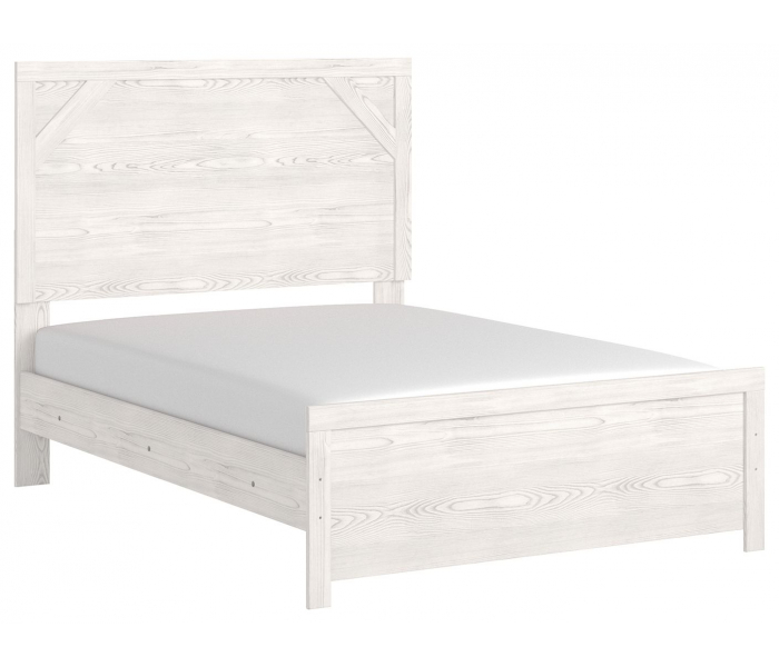 Gerridan Panel Bed White / Gray