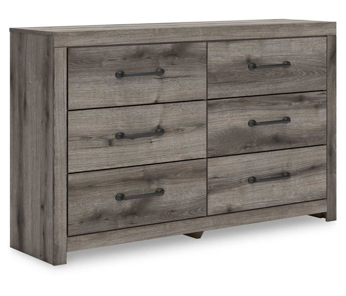 Graystorm - Brown Gray - Six Drawer Dresser, 58.7" Wide